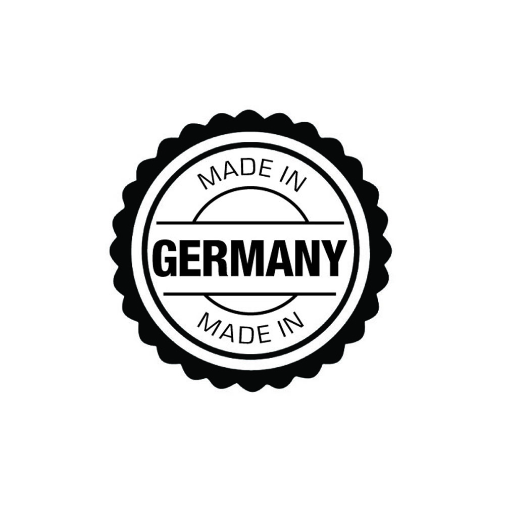 Massageball / Igelball mit rechteckiger Prägung (63mm), "Made in Germany"