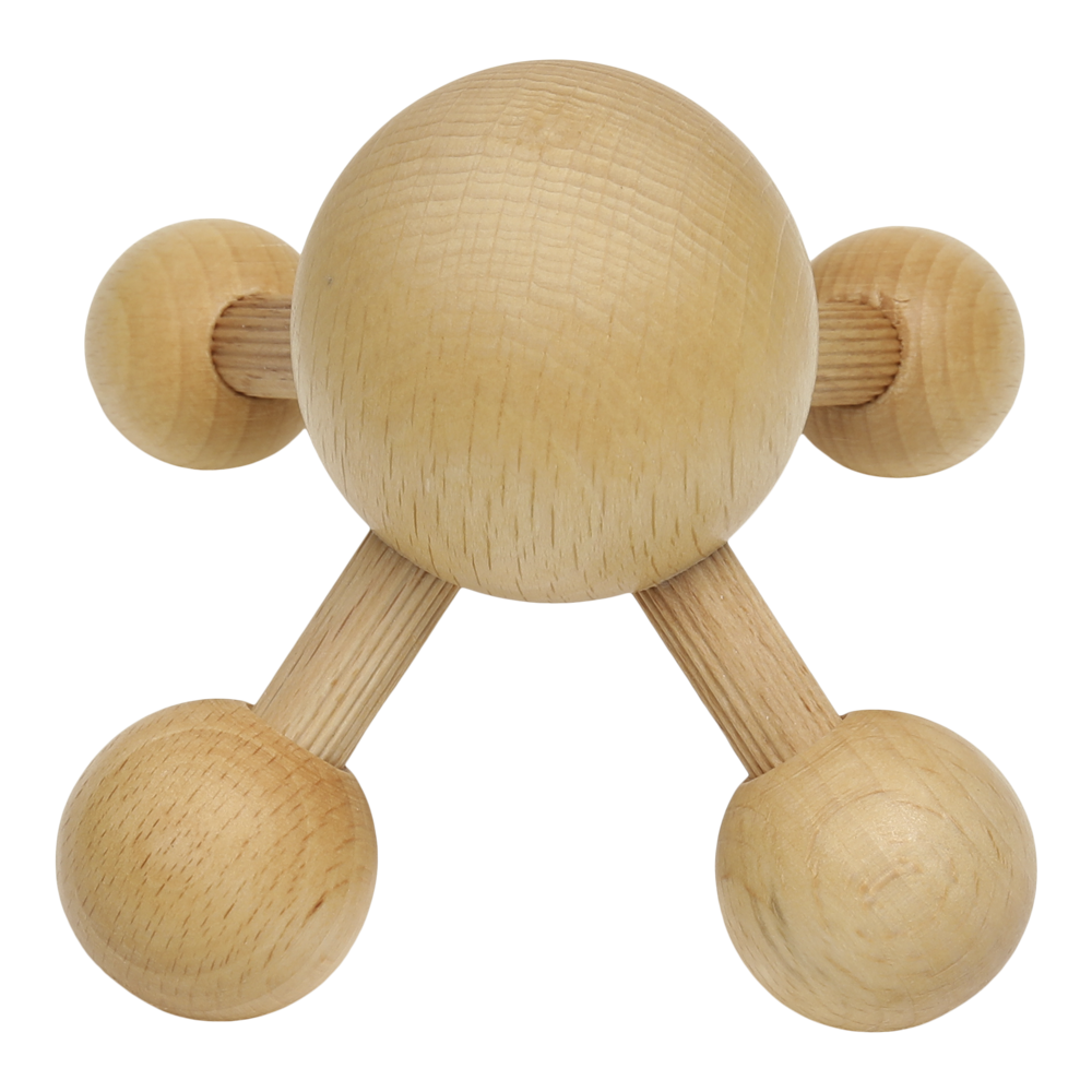 Massagetool 4-Beiner, "Made in Europe" - Braun