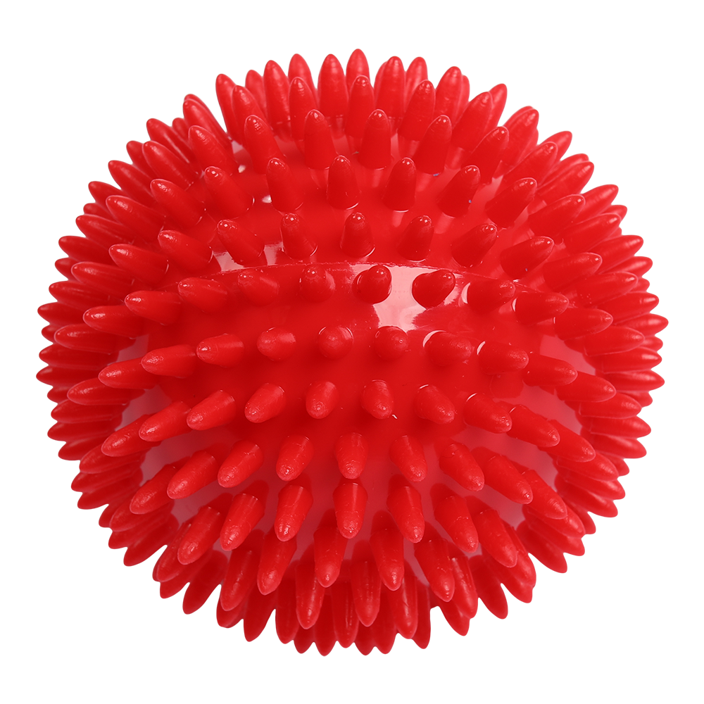 Igelball / Massageball 90mm/Rot (neutral)